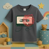 Vintage Old Cassette Player Toddler T-Shirt