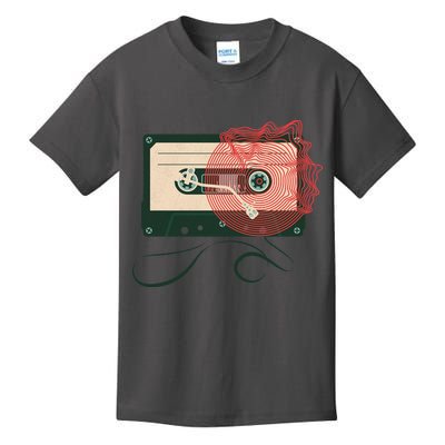 Vintage Old Cassette Player Kids T-Shirt