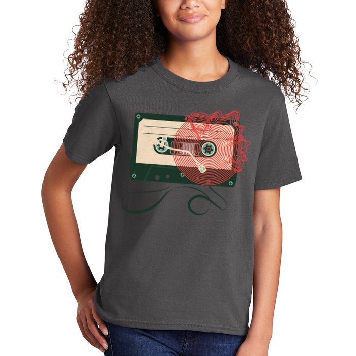 Vintage Old Cassette Player Kids T-Shirt