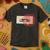 Vintage Old Cassette Player Kids T-Shirt