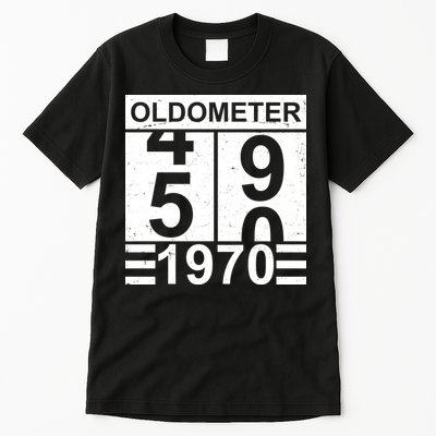 Vintage Oldometer 1970 50th Birthday Tall T-Shirt