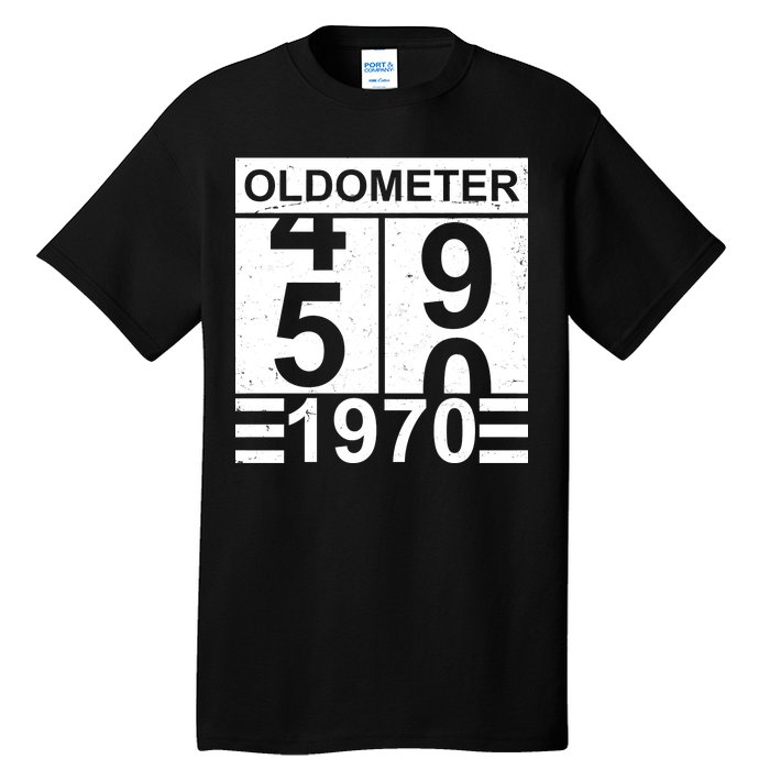 Vintage Oldometer 1970 50th Birthday Tall T-Shirt