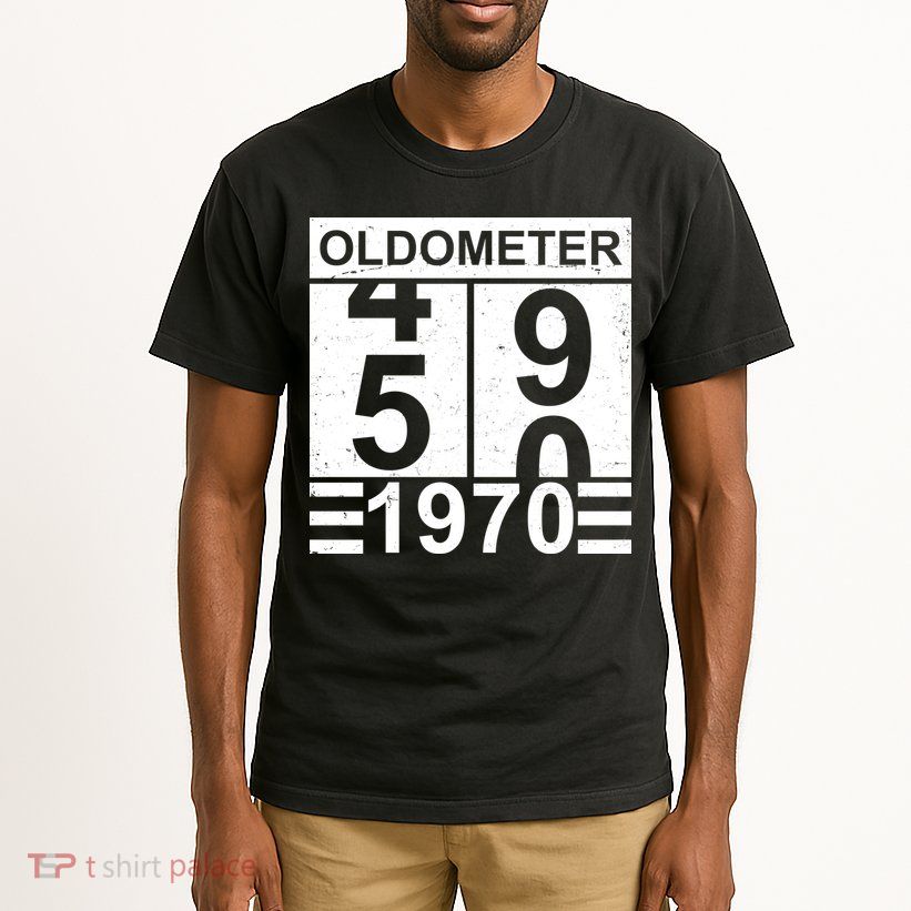 Vintage Oldometer 1970 50th Birthday Tall T-Shirt