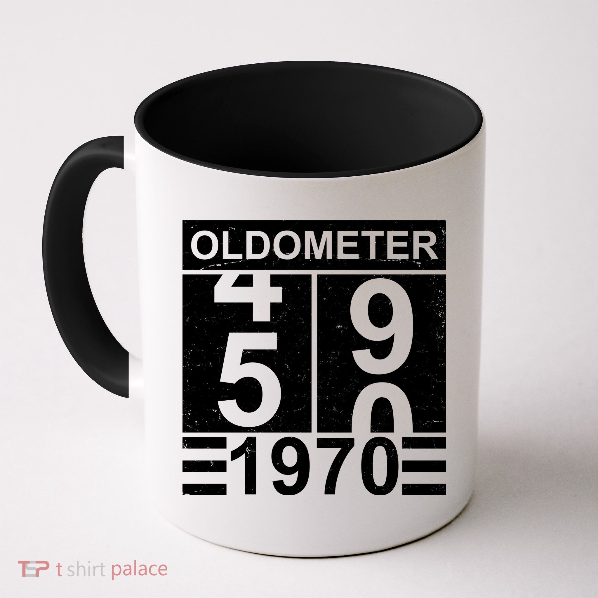 Vintage Oldometer 1970 50th Birthday Mug