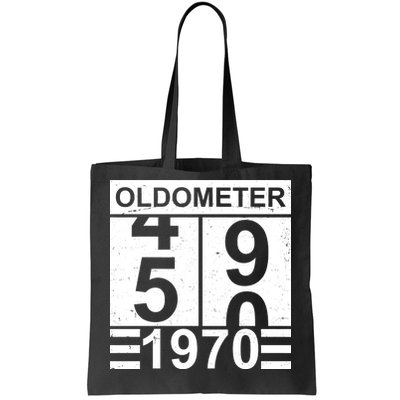 Vintage Oldometer 1970 50th Birthday Tote Bag