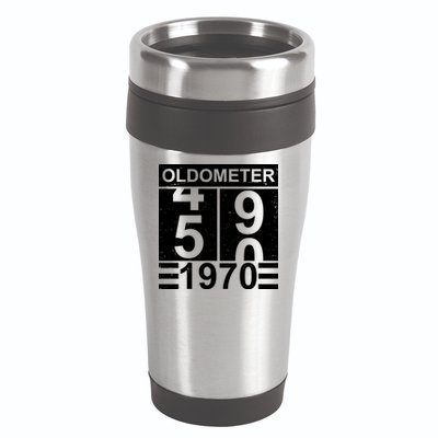 Vintage Oldometer 1970 50th Birthday 16oz Travel Tumbler