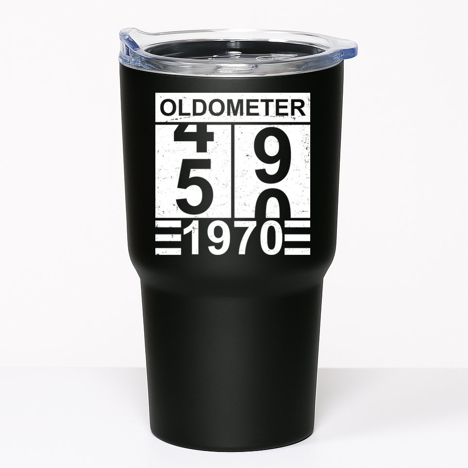 Vintage Oldometer 1970 50th Birthday Tumbler