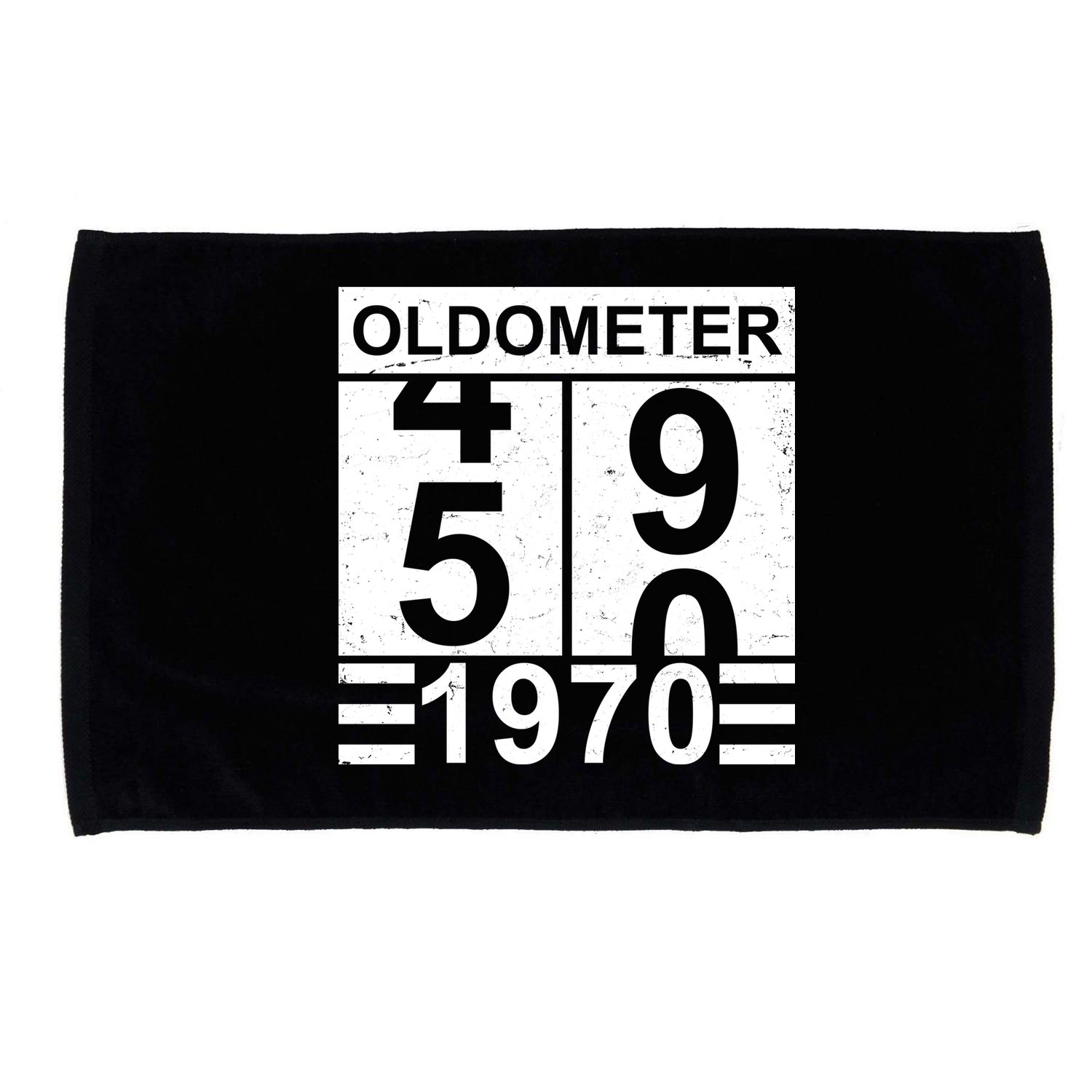Vintage Oldometer 1970 50th Birthday Microfiber Hand Towel