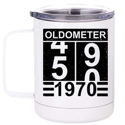 Vintage Oldometer 1970 50th Birthday 12 oz Stainless Steel Tumbler Cup