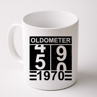 Vintage Oldometer 1970 50th Birthday Coffee Mug