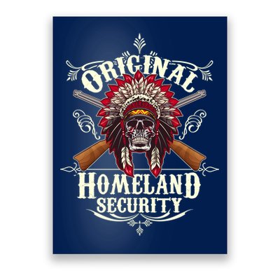 Vintage Original Homeland Security 2nd Amendment Poster