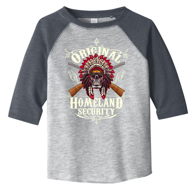 Vintage Original Homeland Security 2nd Amendment Toddler Fine Jersey T-Shirt