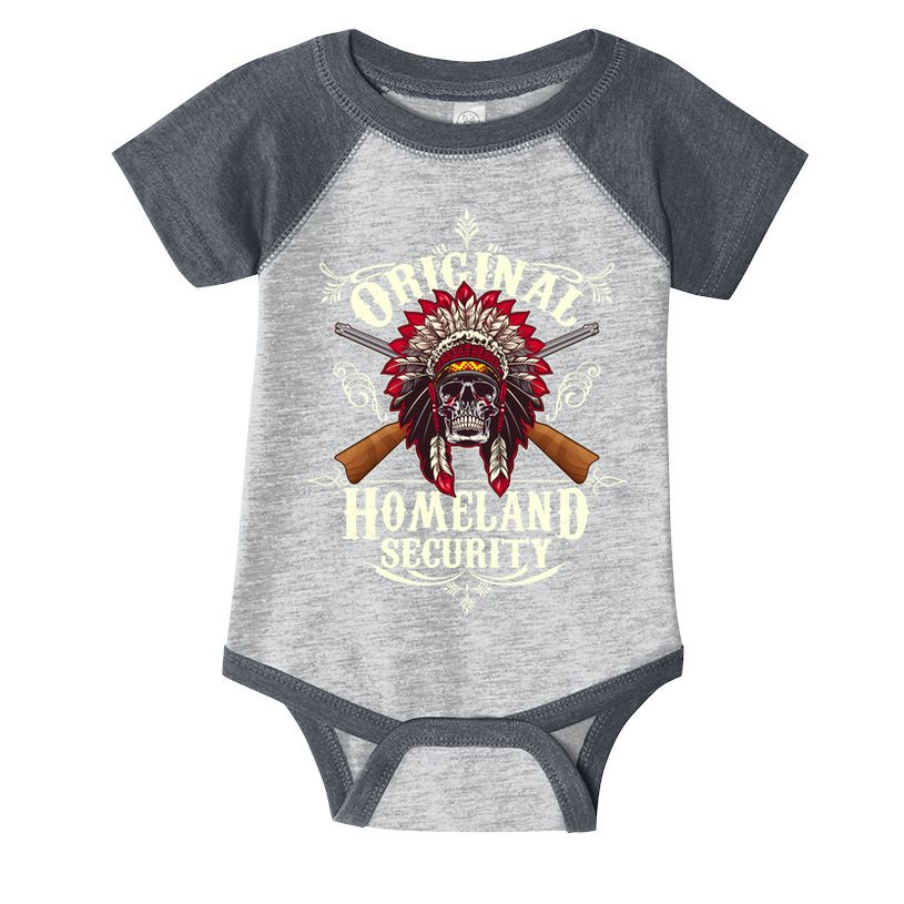 Vintage Original Homeland Security 2nd Amendment Infant Baby Jersey Bodysuit