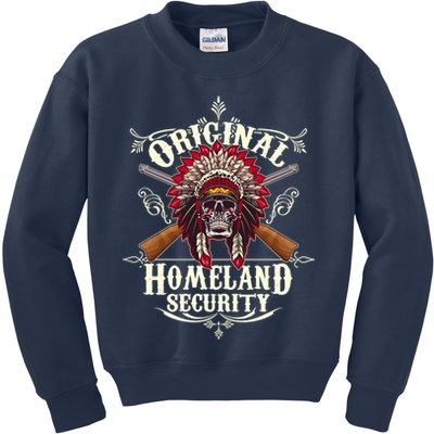 Vintage Original Homeland Security 2nd Amendment Kids Sweatshirt
