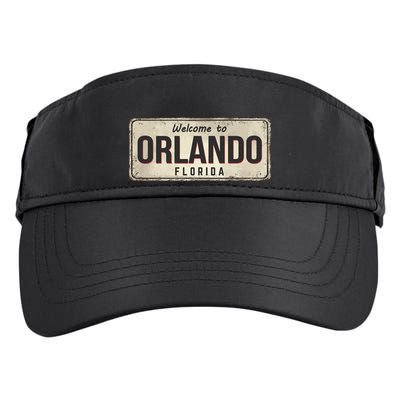 Vintage Orlando Metal Sign Adult Drive Performance Visor