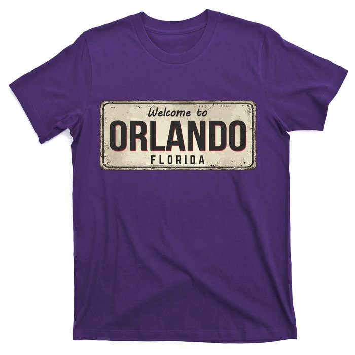 Vintage Orlando Metal Sign T-Shirt