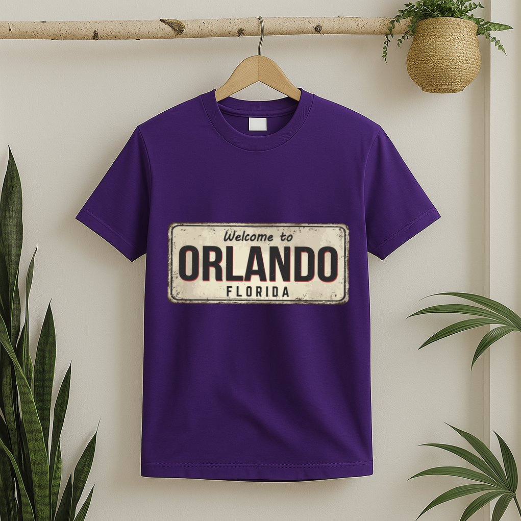 Vintage Orlando Metal Sign T-Shirt