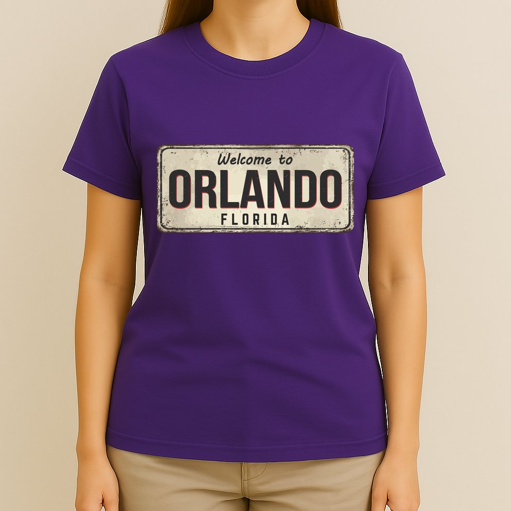 Vintage Orlando Metal Sign T-Shirt