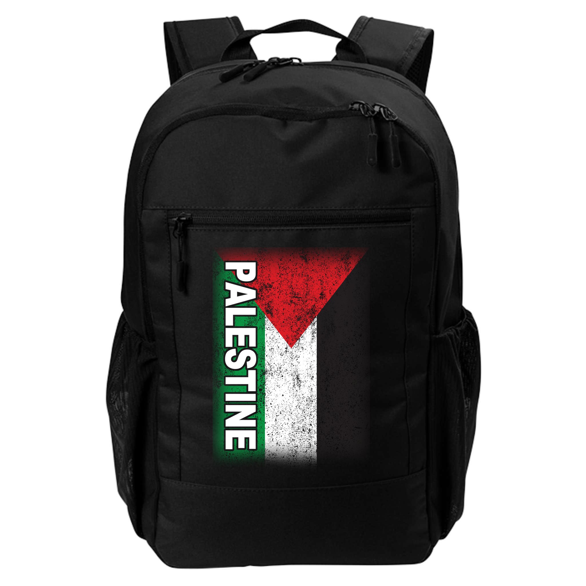 Vintage Palestine Flag Support Distressed Backpack