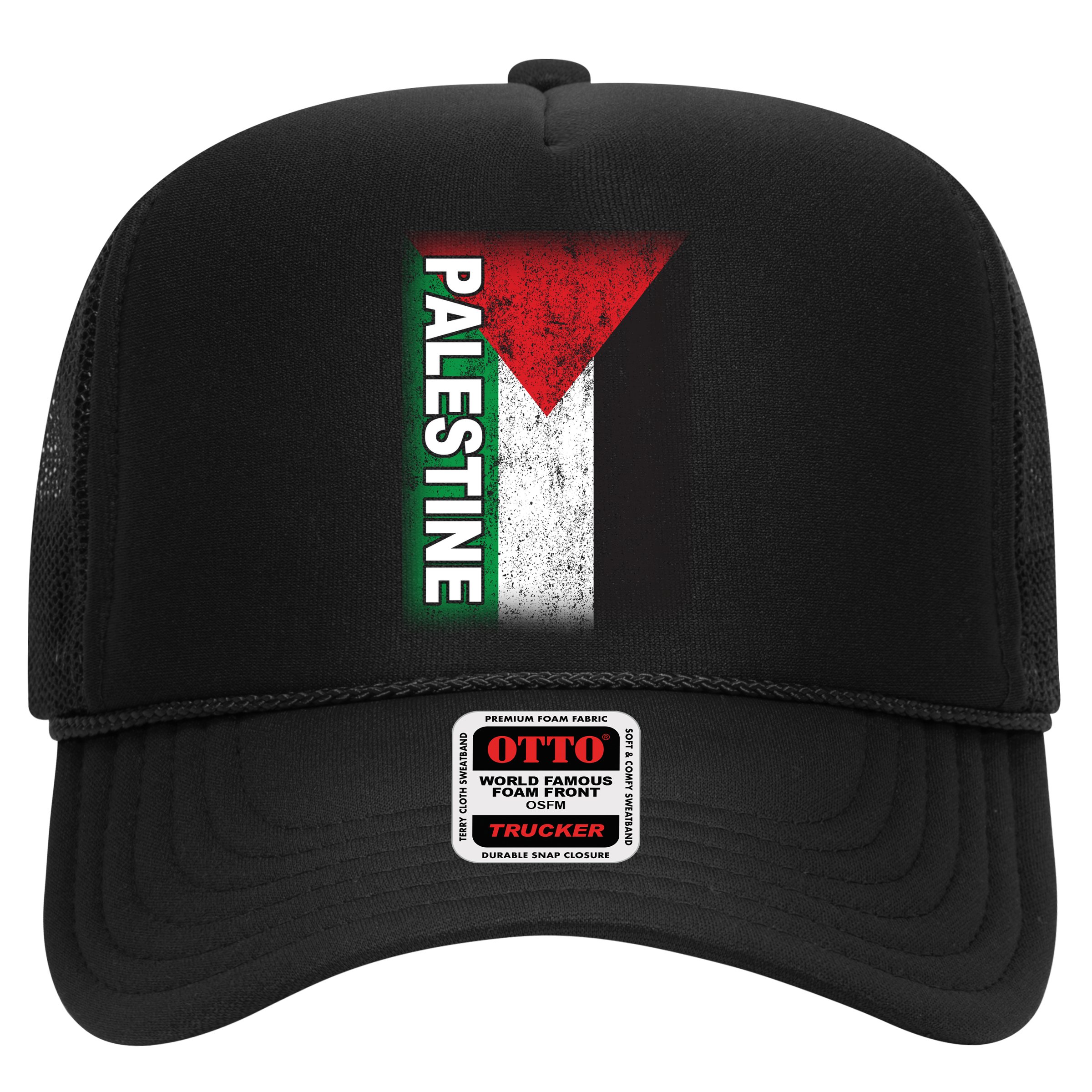 Vintage Palestine Flag Support Distressed Hat