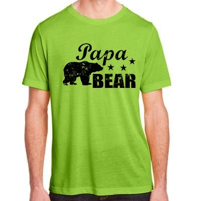 Vintage Papa Bear Adult ChromaSoft Performance T-Shirt