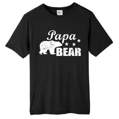 Vintage Papa Bear Tall Fusion ChromaSoft Performance T-Shirt