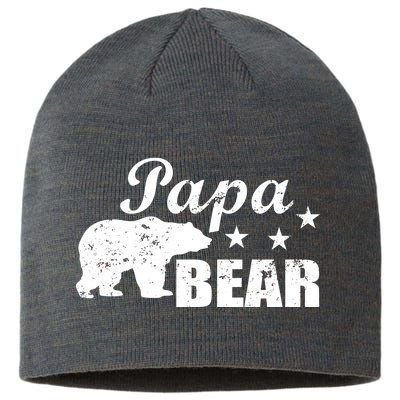 Vintage Papa Bear Sustainable Beanie