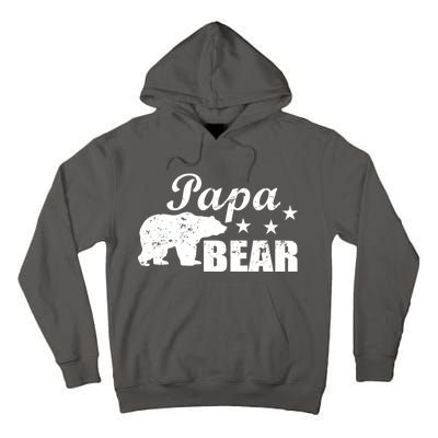 Vintage Papa Bear Tall Hoodie