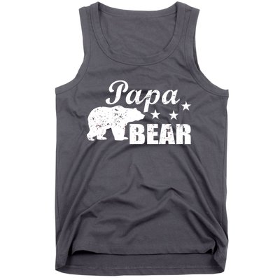 Vintage Papa Bear Tank Top