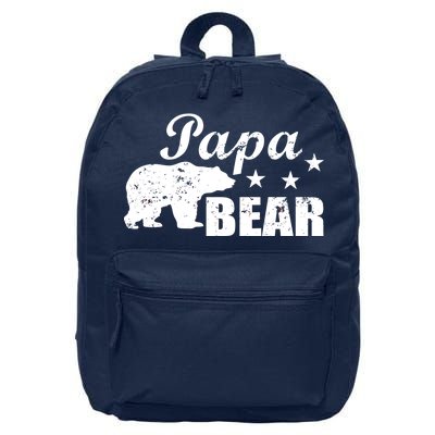 Vintage Papa Bear 16 in Basic Backpack