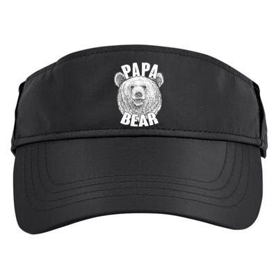 Vintage Papa Bear Father  Adult Drive Performance Visor