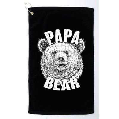 Vintage Papa Bear Father  Platinum Collection Golf Towel