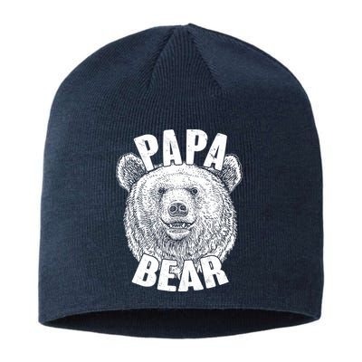 Vintage Papa Bear Father  Sustainable Beanie