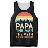 Vintage Papa Man Myth The Bad Influence Mesh Reversible Basketball Jersey Tank