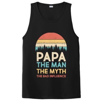 Vintage Papa Man Myth The Bad Influence PosiCharge Competitor Tank