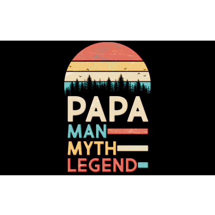 Vintage Papa The Man Myth Legend Bumper Sticker