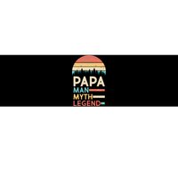 Vintage Papa The Man Myth Legend Bumper Sticker