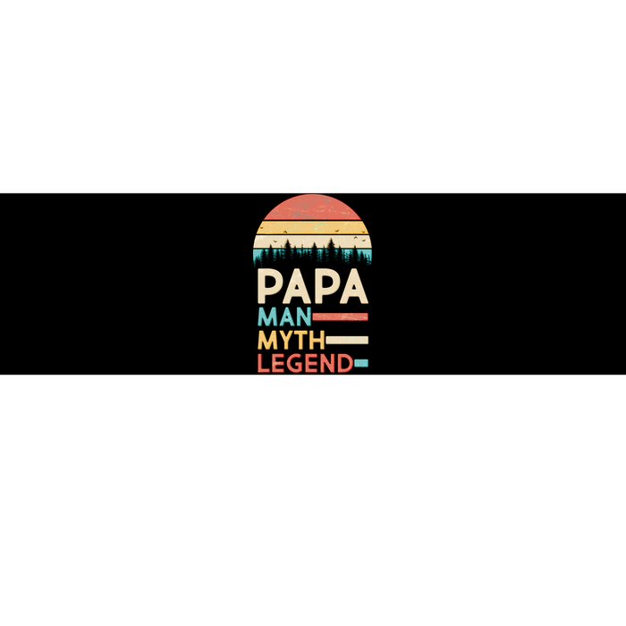 Vintage Papa The Man Myth Legend Bumper Sticker