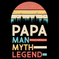 Vintage Papa The Man Myth Legend Kids T-Shirt