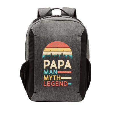 Vintage Papa The Man Myth Legend Vector Backpack