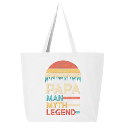 Vintage Papa The Man Myth Legend 25L Jumbo Tote