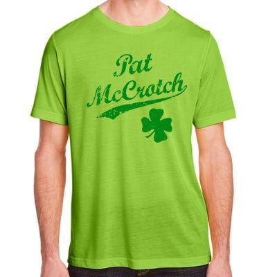 Vintage Pat McCrotch St. Patricks Day Shamrock Adult ChromaSoft Performance T-Shirt