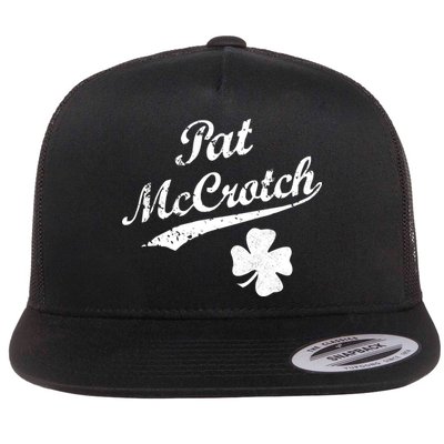 Vintage Pat McCrotch St. Patricks Day Shamrock Flatbill Hat