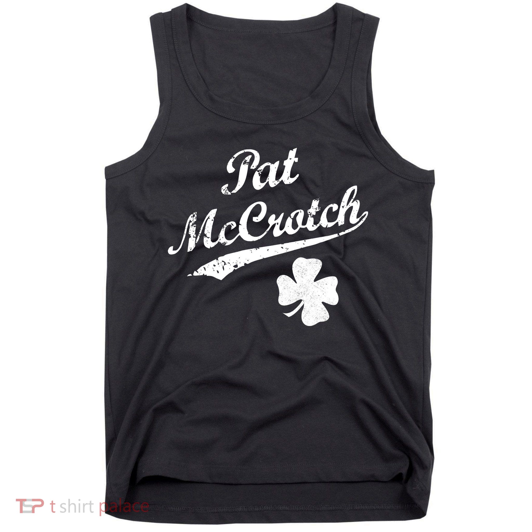 Vintage Pat McCrotch St. Patricks Day Shamrock Tank Top