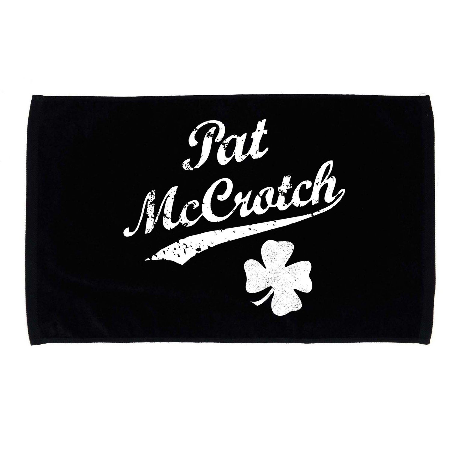 Vintage Pat McCrotch St. Patricks Day Shamrock Microfiber Hand Towel