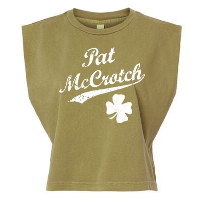 Vintage Pat McCrotch St. Patricks Day Shamrock Garment-Dyed Women's Muscle Tee