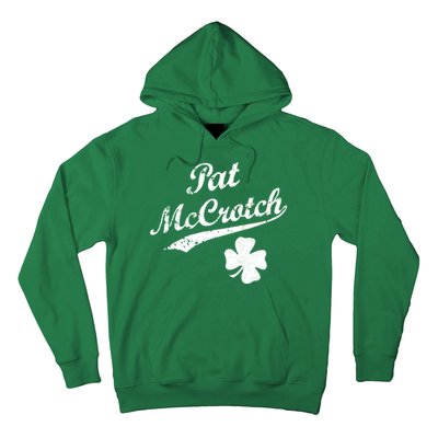 Vintage Pat McCrotch St. Patricks Day Shamrock Hoodie