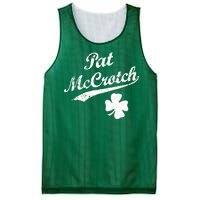 Vintage Pat McCrotch St. Patricks Day Shamrock Mesh Reversible Basketball Jersey Tank