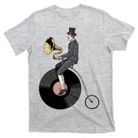 Vintage Penny Farthing Gramophone T-Shirt