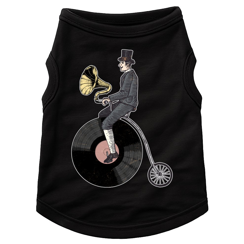 Vintage Penny Farthing Gramophone Doggie Tank